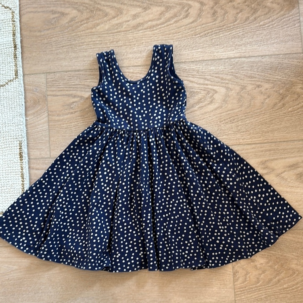 Alice and Ames Dress size 6 Navy Dot